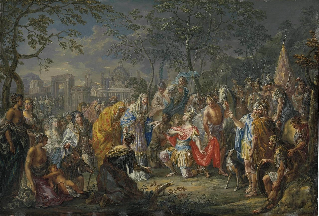 Alessandro Magno riceve le chiavi di Babilonia